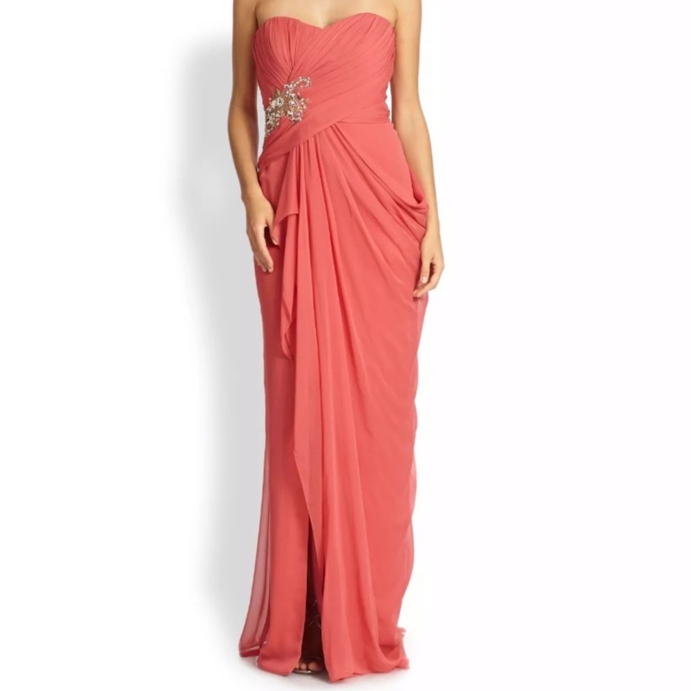 Marchesa Notte Luxury Silk Gown